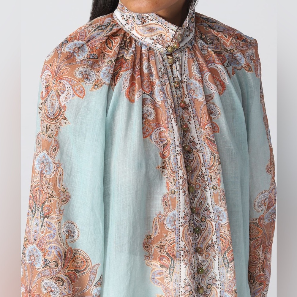 ZIMMERMANN Devi Paisley Print Skirt - Picture 7 of 16
